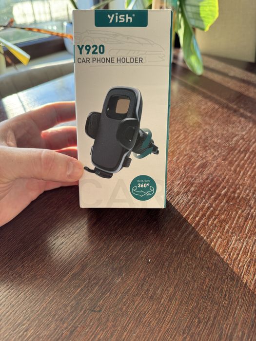 samochodowy uchwyt na telefon Yish Y920 z obrotem 360 stopni
