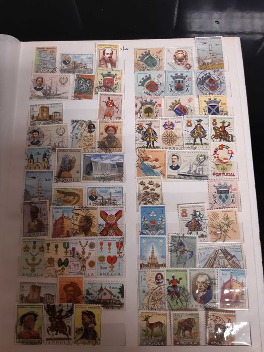 Coleção de selos antigos