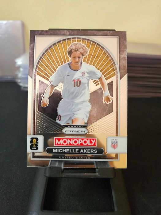 Michelle Akers Monopoly Silver Prizm #90