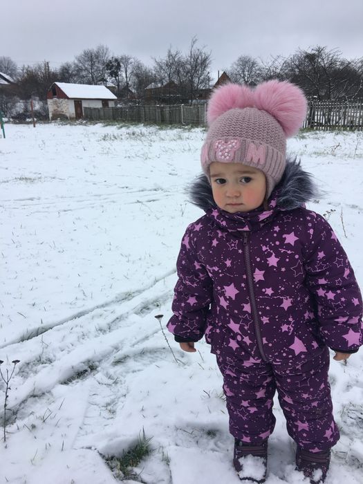 Зимова шапка на дівчинку,зимняя шапка на девочку