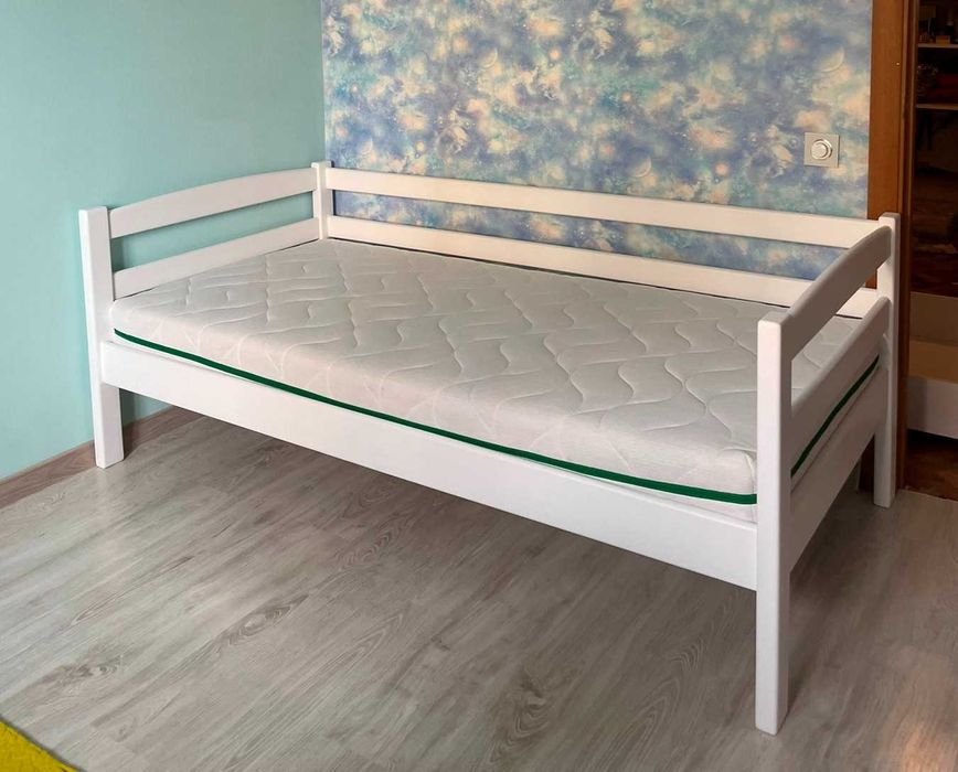 Ліжко дитяче підліткове односпальне з масиву дерева Ліза нота