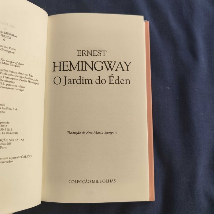 Ernest Hemingway - O Jardim do Éden