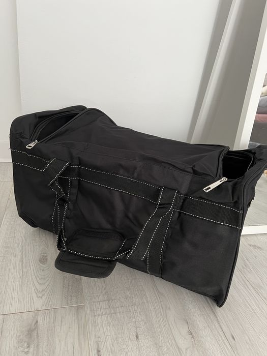 Torba podróżna czarna neseser unisex