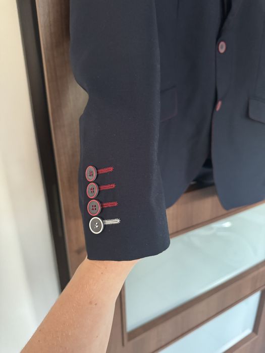 Garnitur męski granatowy