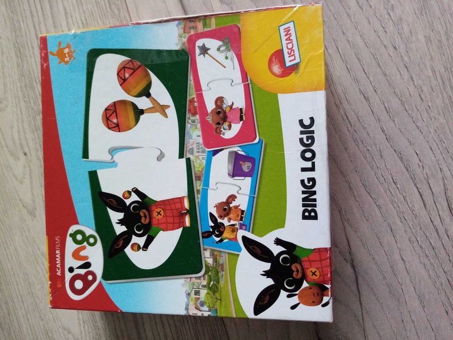 Gra edukacyjna BIng pierwsze skojarzenia.puzzle 2-4 lat