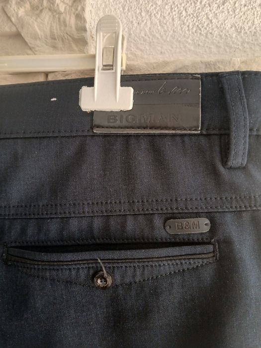 Spodnie granatowe XL. (53-56cmx2 pas)
