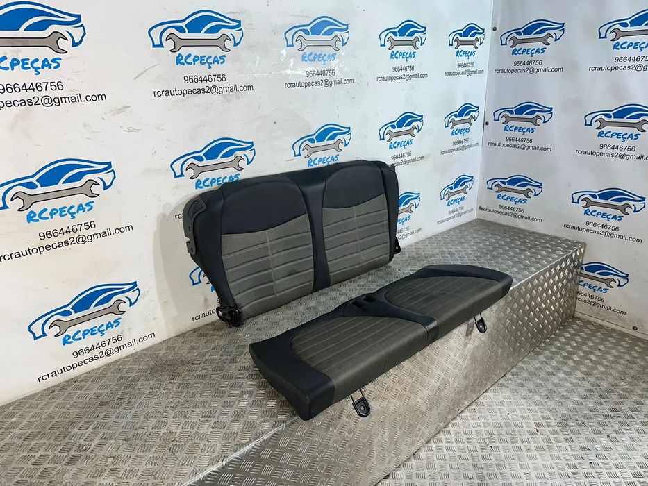 Conjunto Bancos Pele Perfurada Tecido Fiat 500 Sport 312 2007 -