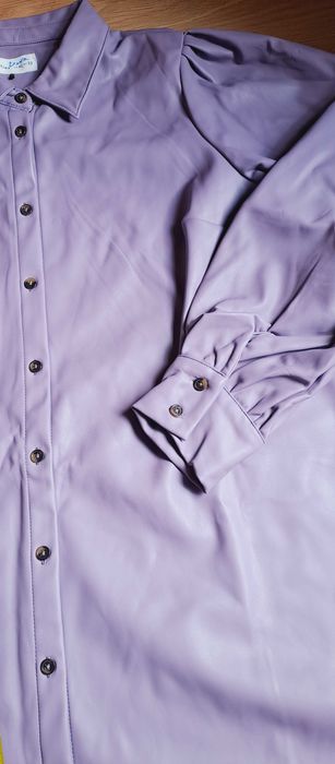 Blusa em Couro da Lefties (Novo): Tam XL