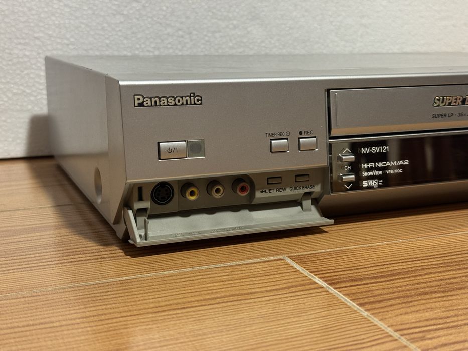 Leitor gravador VHS Panasonic