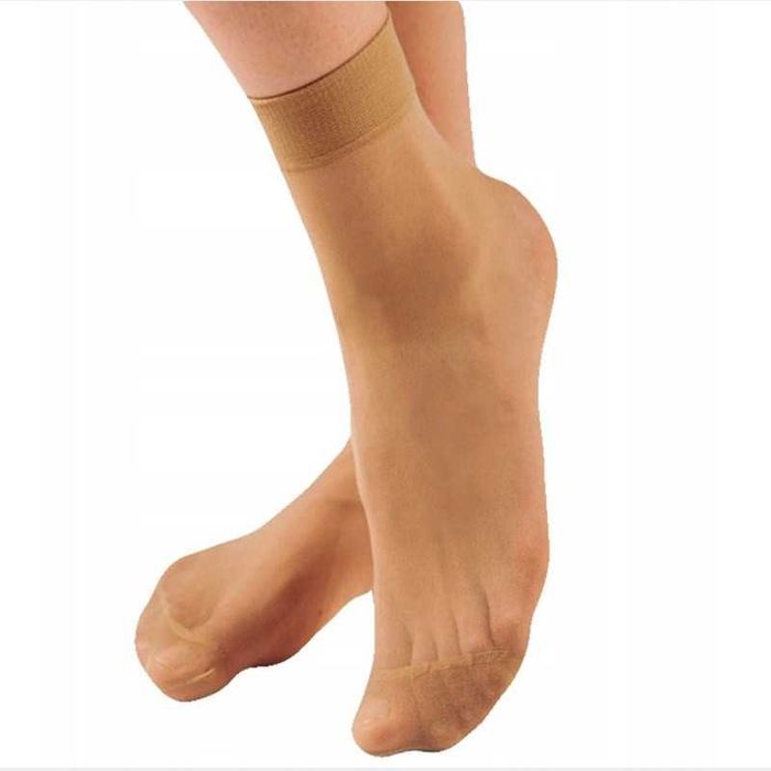 Promocja 20x skarpety damskie rajstopowe beżowy 35-42