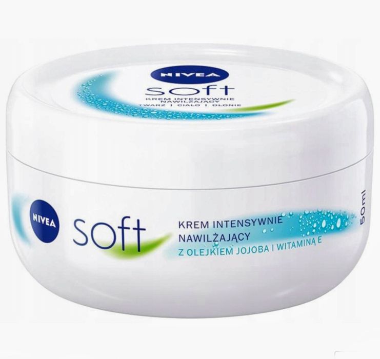 Nivea Soft krem wielozadaniowy do twarzy i ciała 300 ml.