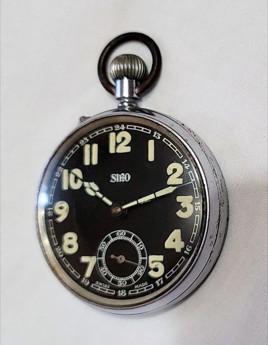 Швейцарские часы Siro жёлтый механизм 30х годов Swiss made времён ссср