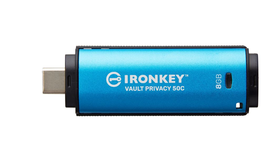 Флешка з шифруванням 8ГБ Kingston IronKey Vault Privacy 50  USB-C