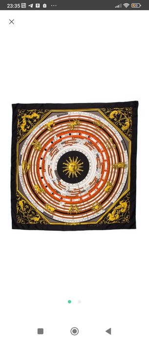 Жіноча шовкова хустина бренду Hermes