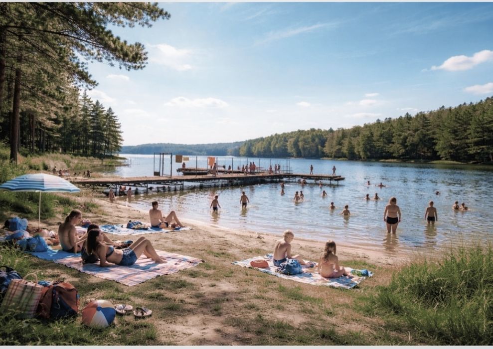 Domek letniskowy nad jeziorem Warmia i Mazury Makowo Iława