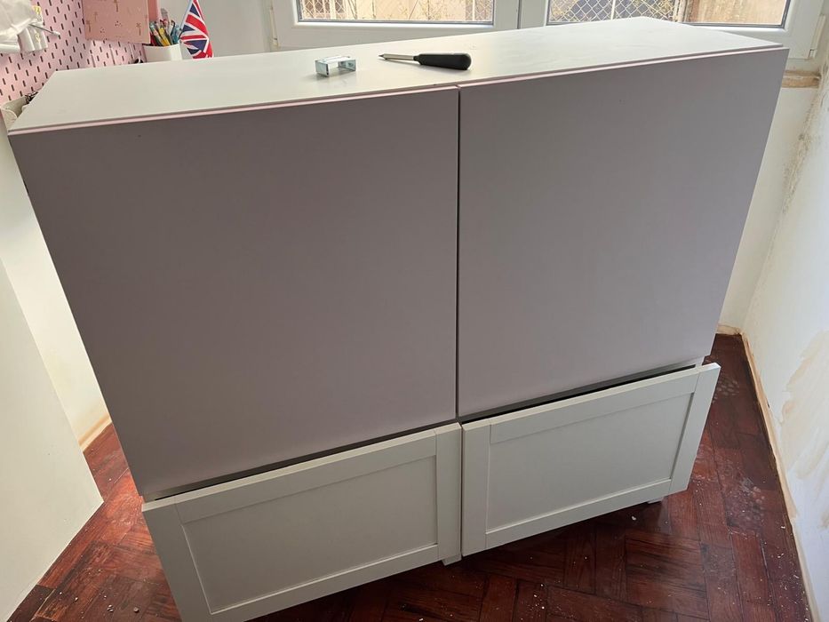Besta do ikea gavetas e portas