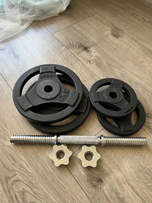 Sprzedam hantlę regulowaną 17 kg.