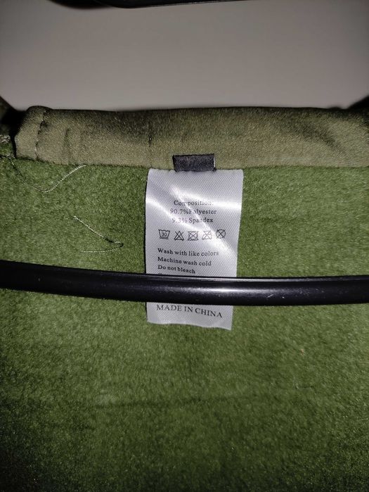 Komplet Softshell Bluza+Spodnie 100% poliester OLIVE 3XL