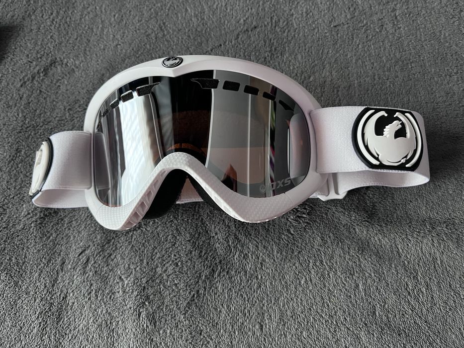 Gogle  snowboardowe DRAGON -  Matte white+ gratis szybka na wymianę