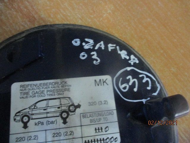 Tampa depósito combustível OPEL Zafira A (F75_)