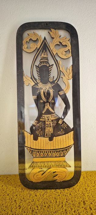 Quadros de madeira com imagens tradicionais tailandesa