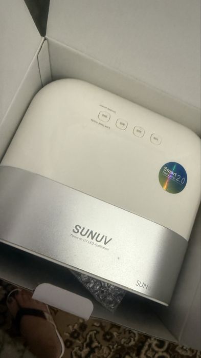SUNUV Smart nail lamp 2.0 39 leds для маникюра с аккомулятором