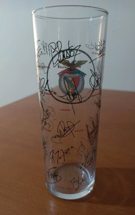 Copo coleção vidro Oficial Benfica