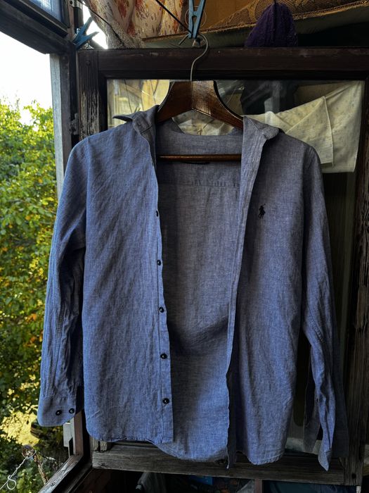 Polo Ralph Lauren 100% linen Поло Лляна сорочка