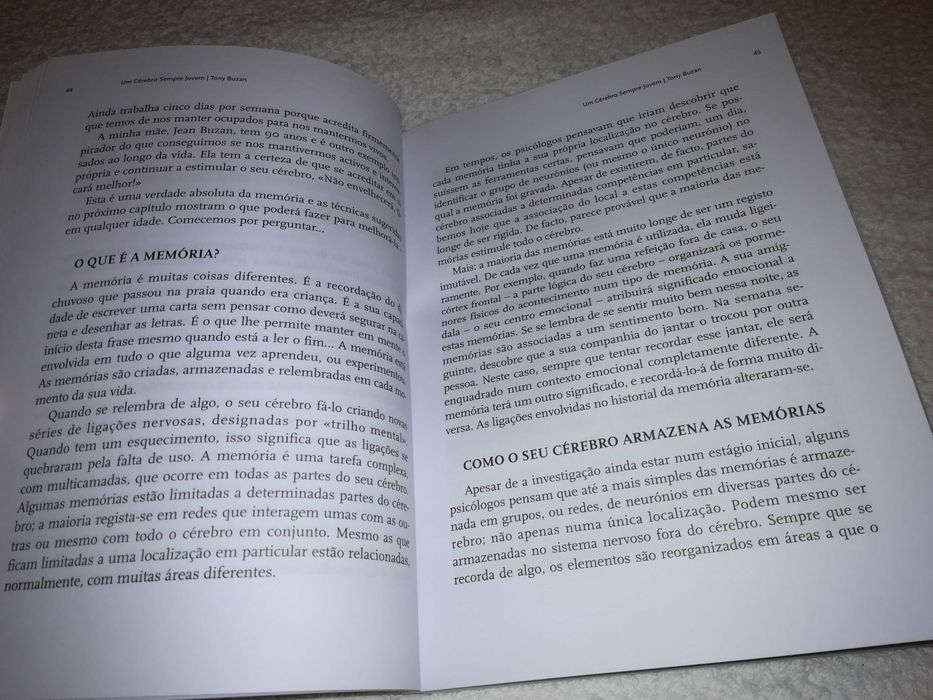 um cérebro sempre jovem (tony buzan) 2009 livro