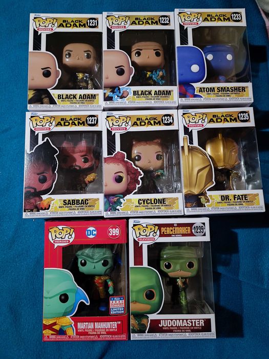 Funko Pop - DC - Black Adam e outros
