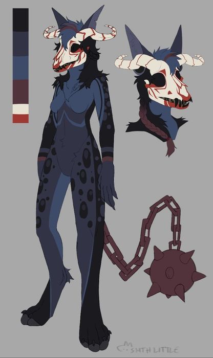 furry fursuit furras skull Dog dvc