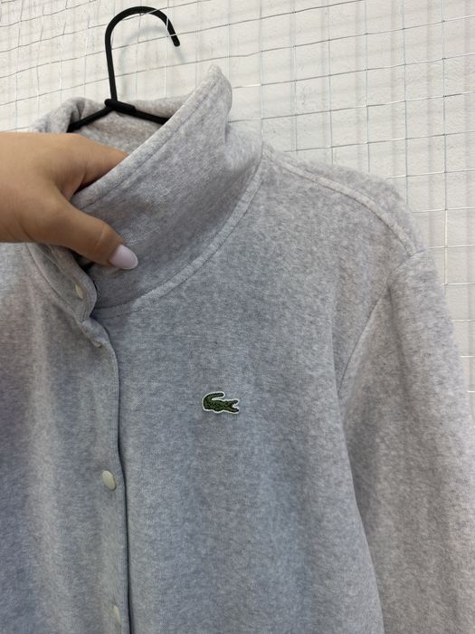 Жіночий оригінальний бомбер Lacoste велюровий