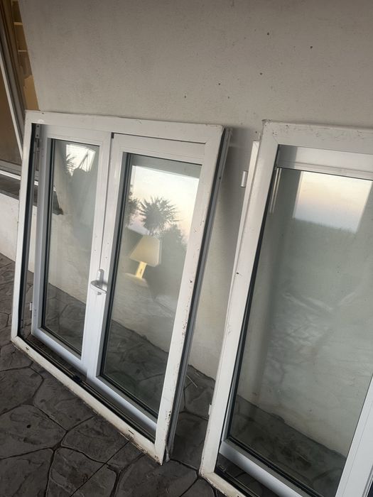 Janelas de vidro duplo com aro