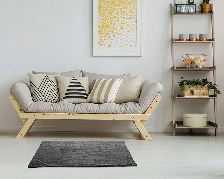 Dywan 60x90 Miękki Pluszowy Futerkowy do Sypialni Łazienki Rabbit 107