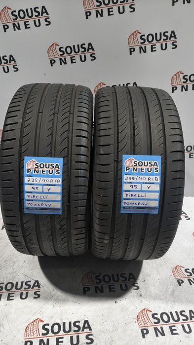 2 pneus semi novos Pirelli 235-40R18 Oferta dos Portes