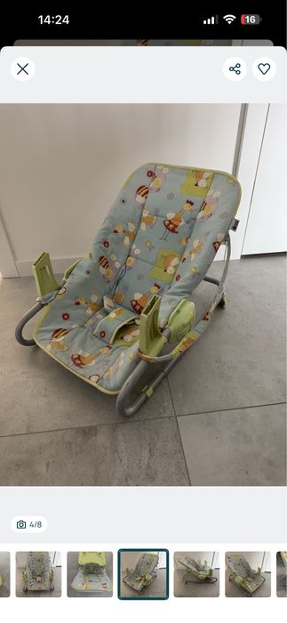 Leżaczek- bujaczek dla dziecka Primi Sogni