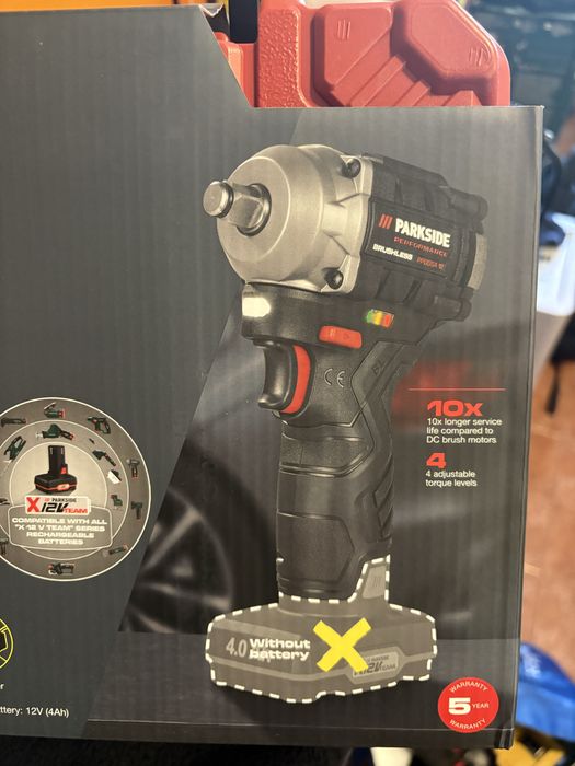 Cheve de Impacto Parkside Performance 12v -Nova -