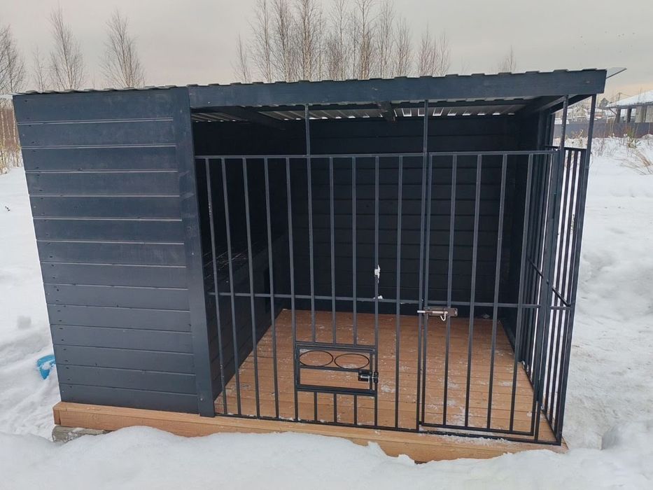 Вольер для собак 2.00*1.60 метра. Доставка,монтаж.