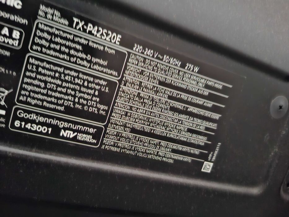 Telewizor Panasonic plazmowy 42cale