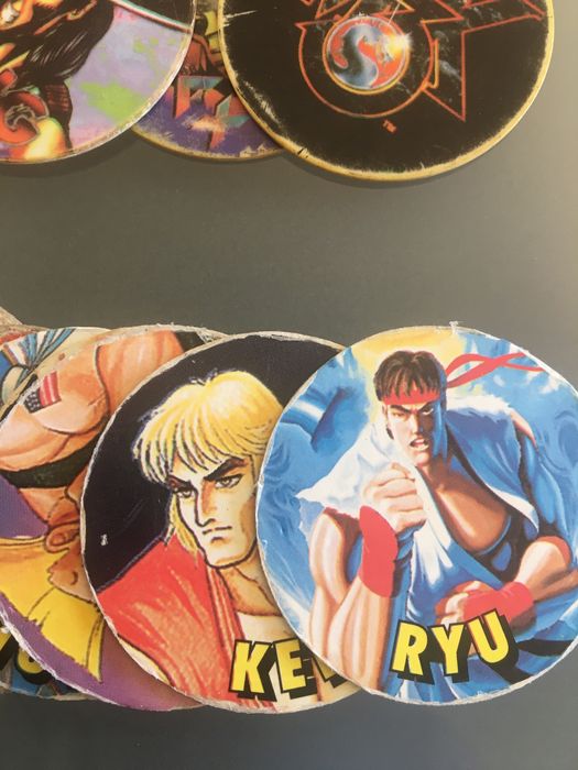 Tazo - Mortal Kombat e Street Fighter