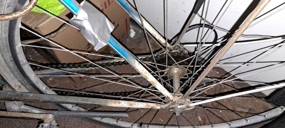 bicicleta clássica reabilitada