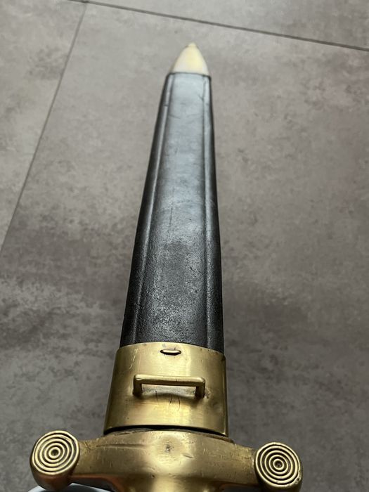 Tasak francuski „Gladius” 1831 zgodny, piękny stan, bagnet