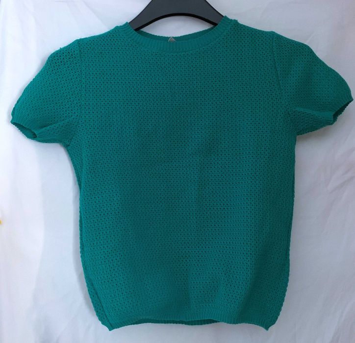 Sweterek/bluzka zielona, vintage