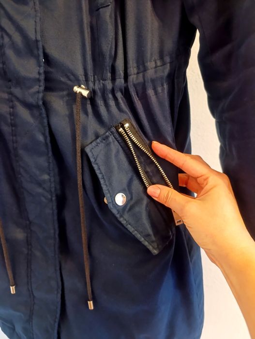 Damska parka z kapturem