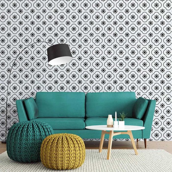 Самоклеюча вінілова плитка 600х600