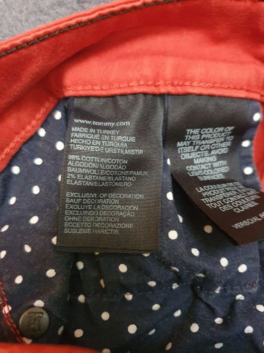 Spodnie chinosy Tommy Hilfiger jak nowe