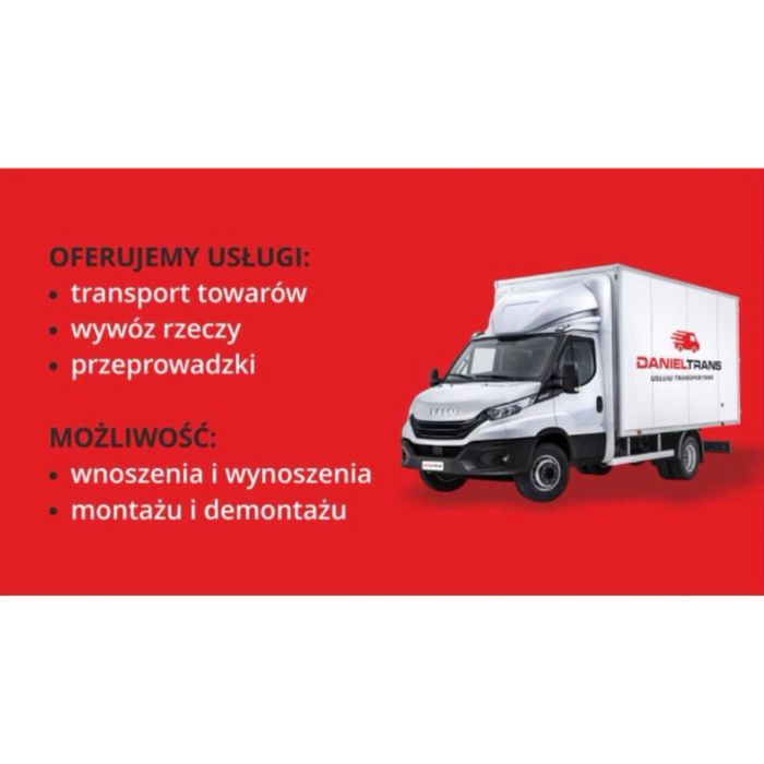 WINDA!!!/Tani Transport/Przeprowadzki/Dostawa/Montaż