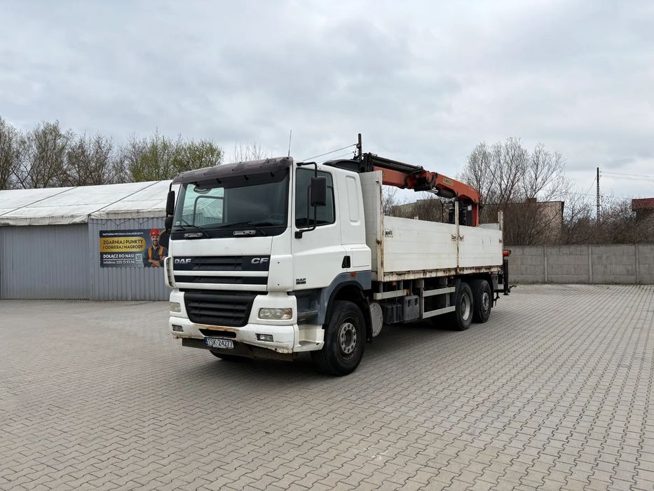 DAF CF85 CF 85.480  6x2 HDS PALFINGER PK16000L Rotator Widły Dzwig Zuraw LIKWIDACJA FIRMY
