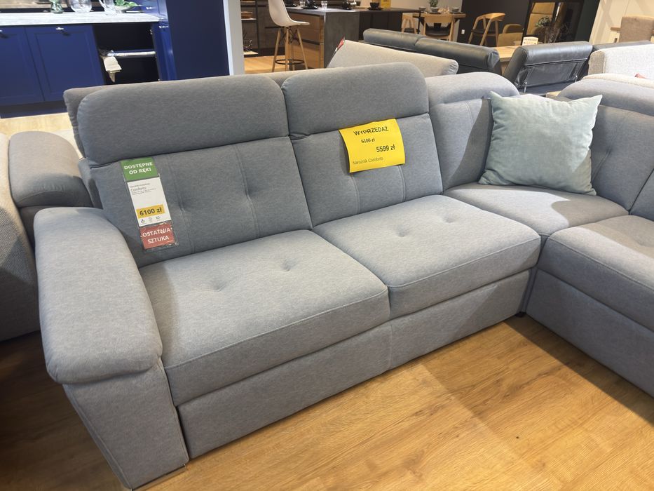 Narożnik Comforto Meblosoft wyprzedaż ekspozycji