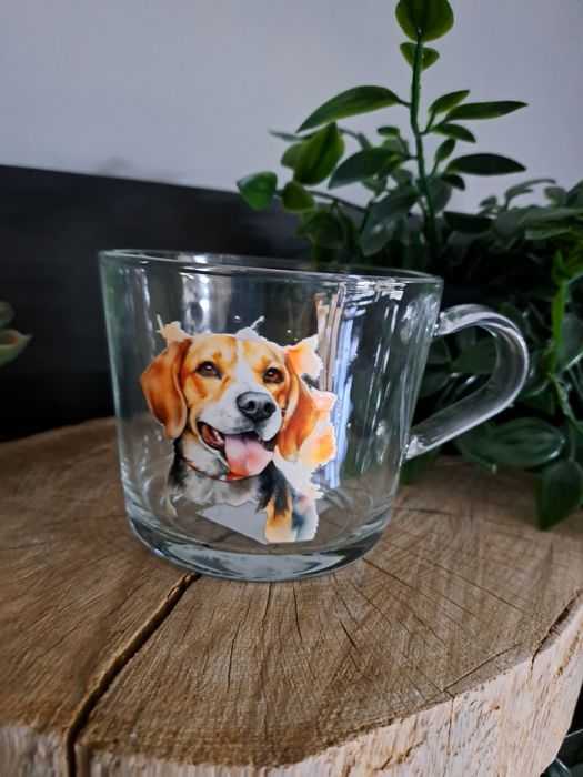 Kubek szklanka 400ml Beagle